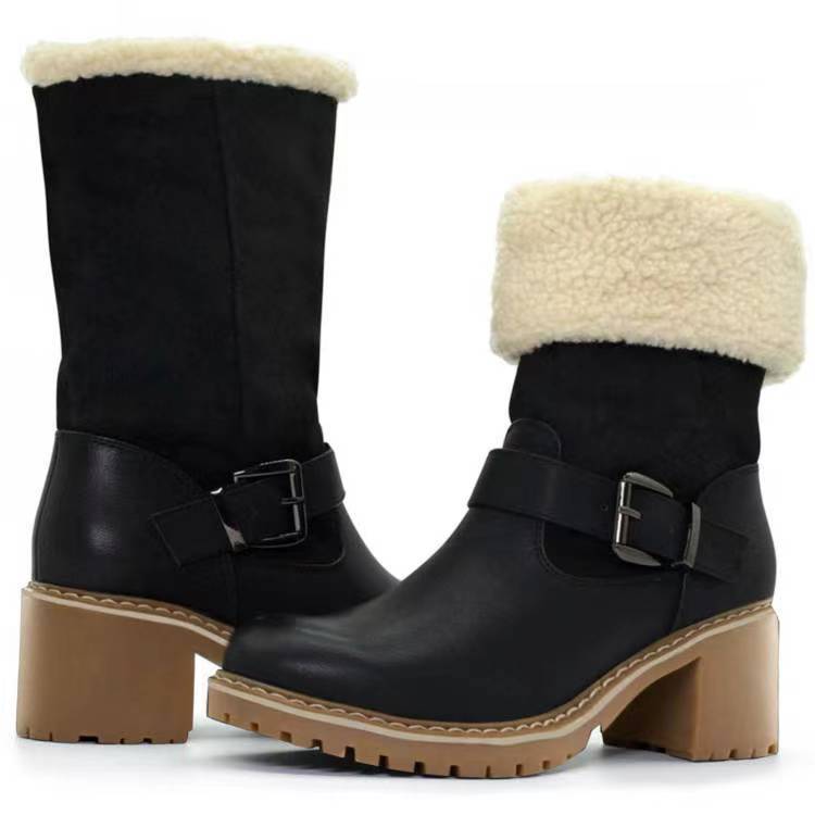 Rutschfeste Winterstiefel mit Fleecefutter für Damen | Ruby