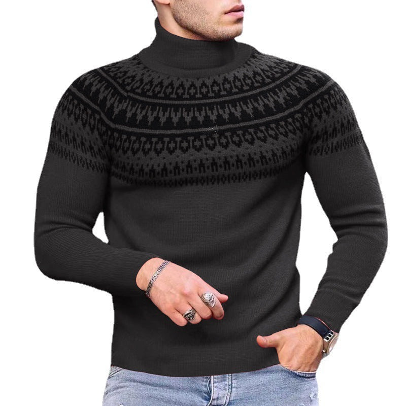 Gemütlicher Vintage-V-Ausschnitt-Pullover für Herren | Elon