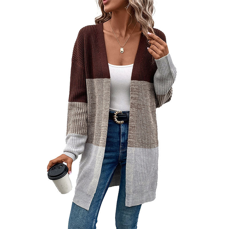 Eleganter Multi-Color Cardigan für Damen | Aivee