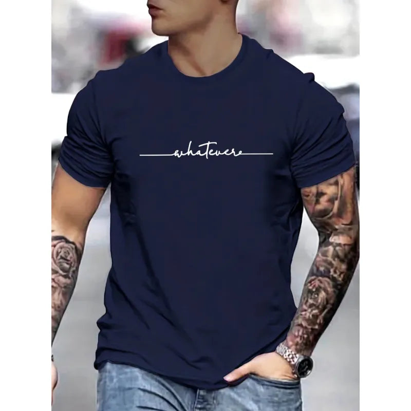 Lässiges Herren T-Shirt – Bequem mit Rundhalsausschnitt