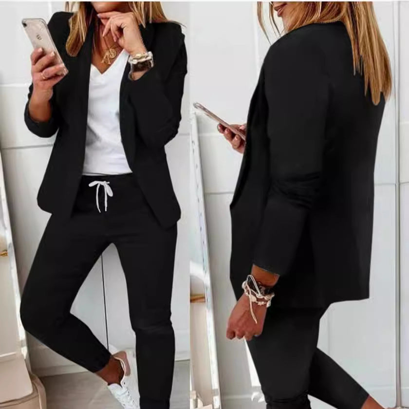 2-teiliges Büro-Outfit mit Blazer und Anzughose für Damen | Aure