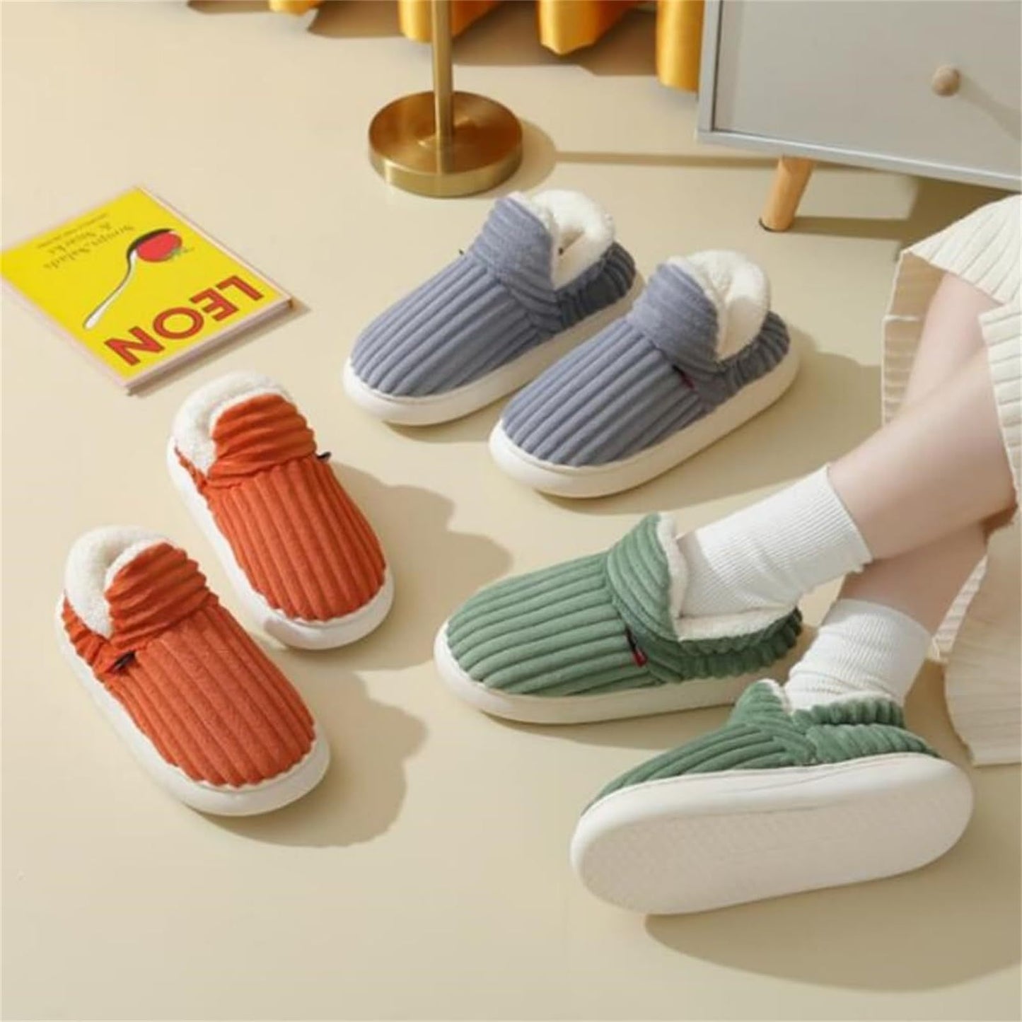 Rutschfeste Allwetter-Cloud-Slipper für Unisex | Yazi