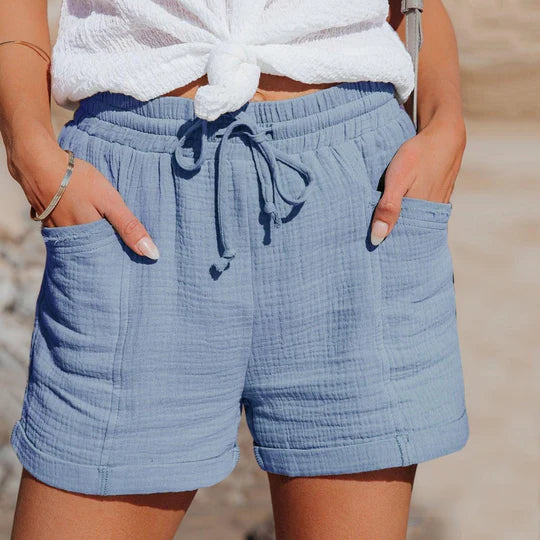 Bequeme High-Waist-Shorts für Damen