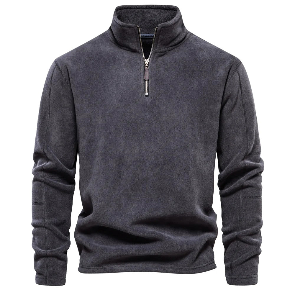 Bequemer weicher Fleecepullover für Herren