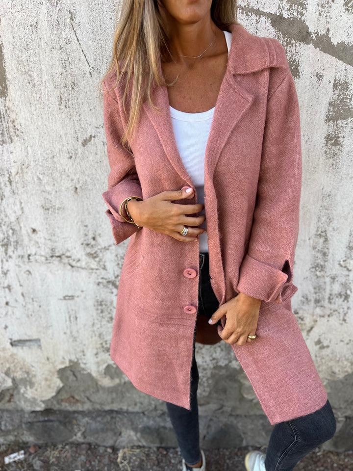 Gemütlicher langer Trenchcoat für Damen