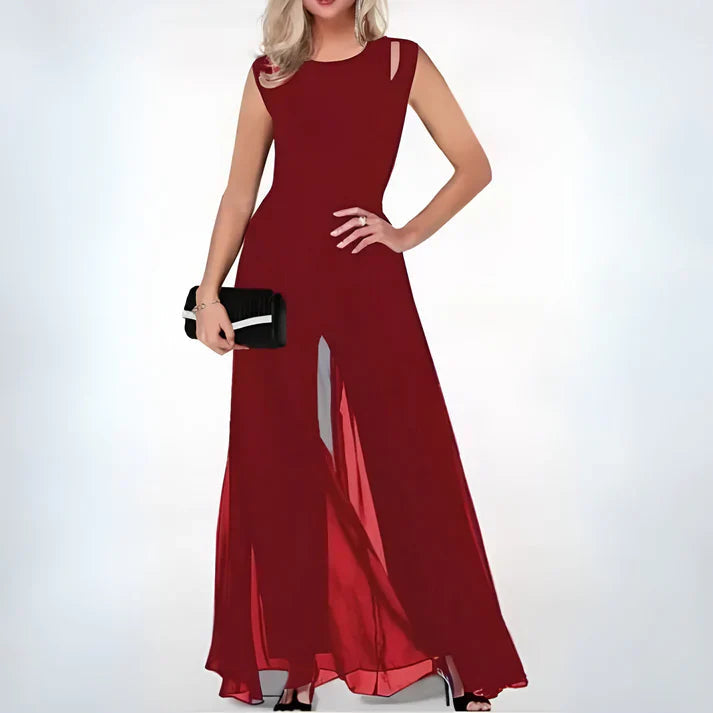 Elegantes Spitzen Maxikleid für Damen – Femininer & Zeitloser Look