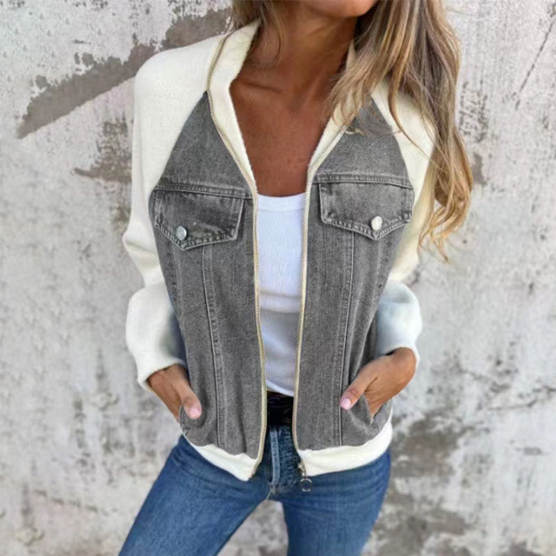 Lässige Jeansjacke für Damen