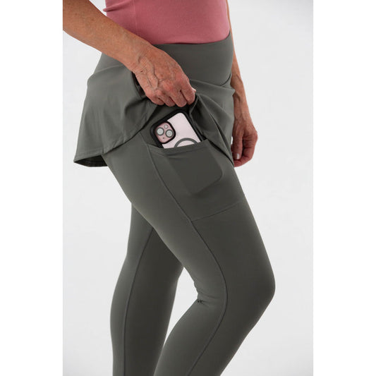 Atmungsaktive Trainings Leggings mit Taschen für Damen